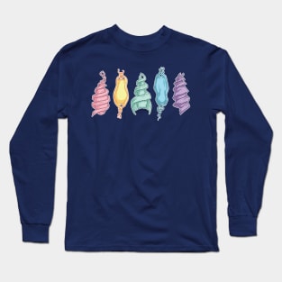 Mermaid Purses / Shark Eggs (Rainbow) Long Sleeve T-Shirt